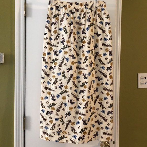 Marisa Canvas Skirt Size 10 Fall Motif - Picture 2 of 7